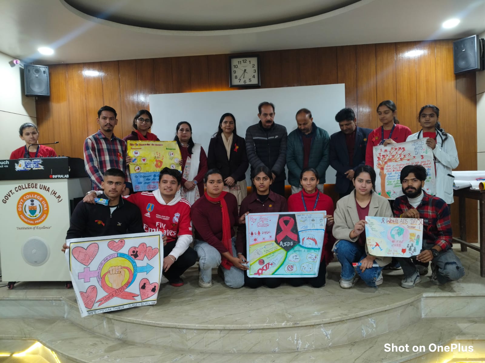 Himachal News: राजकीय महाविद्यालय ऊना में विश्व एड्स दिवस मनाया