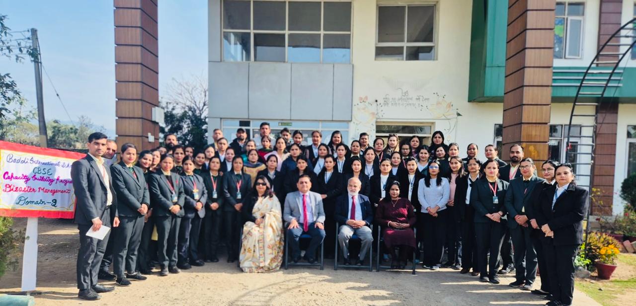 बद्दी इंटरनेशनल स्कूल में एकदिवसीय आपदा प्रबंधन पर कार्यक्रम का आयोजन
