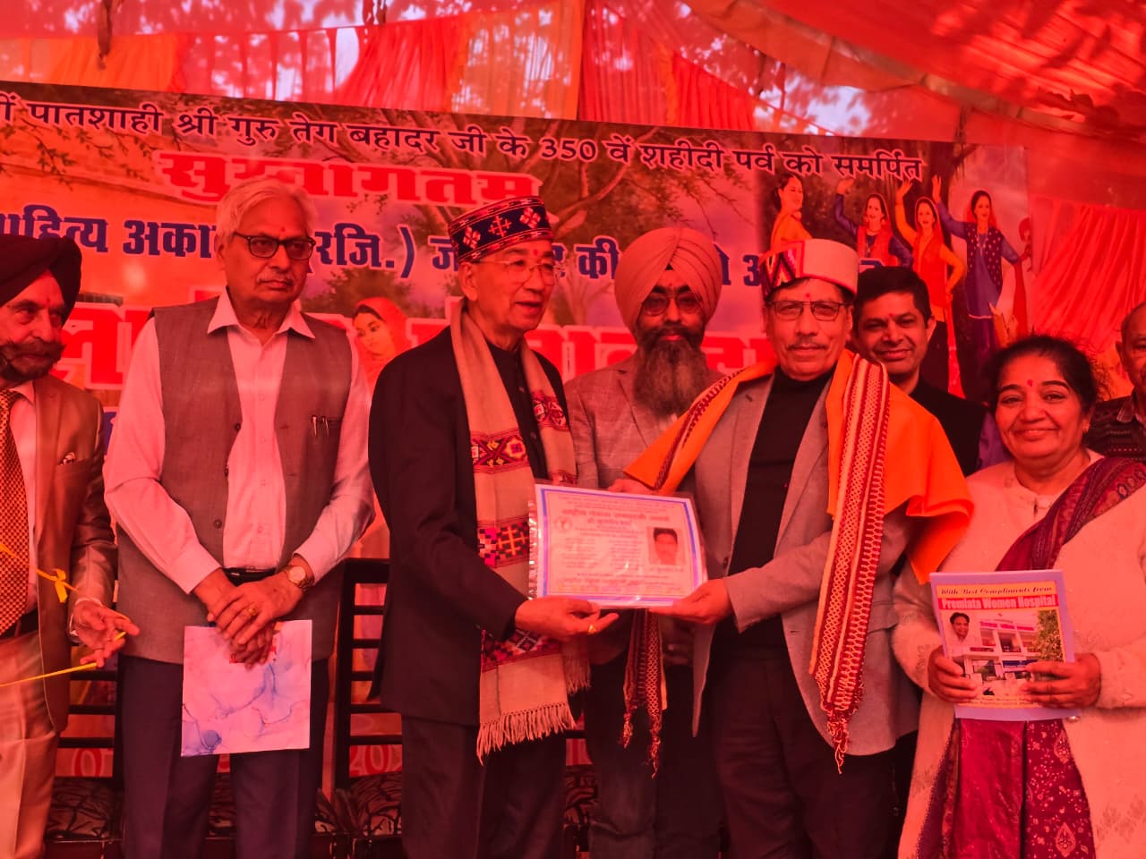 ऊना के प्रख्यात साहित्यकार कुलदीप शर्मा को मिला राष्ट्रीय पंकस अकादमी पुरस्कार