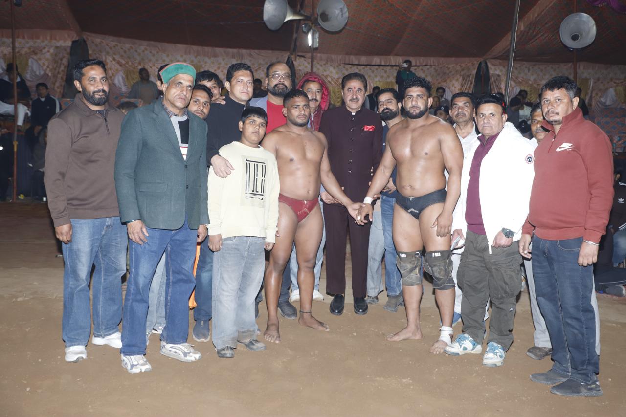 राजू रायवाल के नाम रहा बद्दी का दंगल, फाइनल में ईरान के पहलवान इरफान ईरानी को पराजित किया