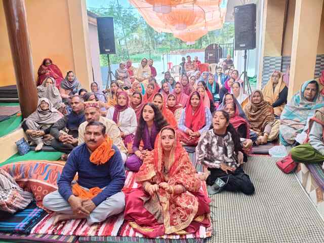 अध्यात्मिक चेतना से सराबोर हुई भागवत कथा: जड़ भरत चरित्र और नृसिंह अवतार का हुआ भव्य वर्णन