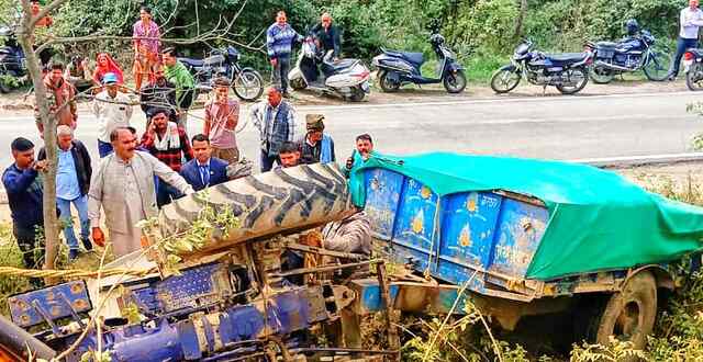 बंगाणा के बल्ह में ट्रैक्टर हादसा, भुट्टो ने दिखाई इंसानियत