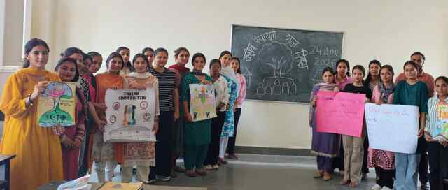 महाविद्यालय ऊना में राष्ट्रीय पंमचायती राज दिवस: संवाद, सहभागिता और जागरूकता का सशक्त मंच