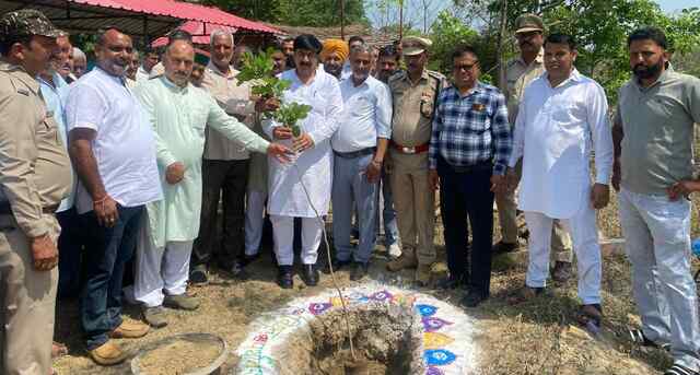 कुटलैहड़ : पौधे लगाओ, पर्यावरण बचाओ” जोगी पंगा स्थित विधायक ने वन विभाग संग लगाये पौधे