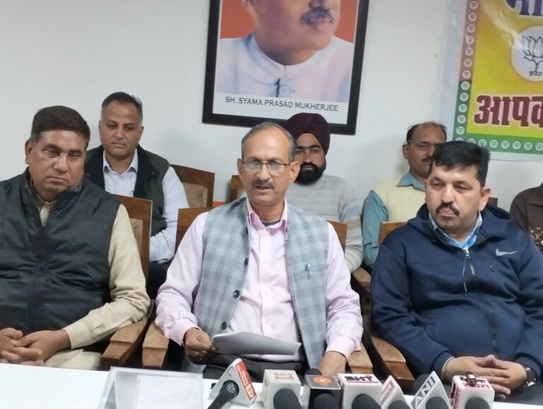अनुराग ठाकुर के नेतृत्व में करेगी प्रदेश भर में धरना प्रदर्शन