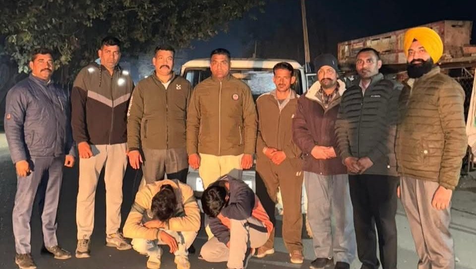 31.60 ग्राम चिट्टे सहित दो युवक काबू