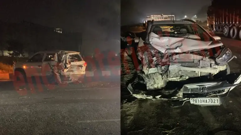 Jalandhar से Ludhiana जा रहे व्यक्ति की कार में गाड़ी चालक ने मारी टक्कर, हुआ हंगामा, देखें वीडियो