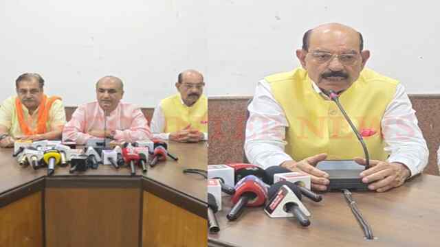 Jalandhar News: बाला जी चौकी विवाद पर AAP ने BJP पर लगाए माहौल खराब करने के आरोप, देखें वीडियो Jalandhar News: बाला जी चौकी विवाद पर AAP ने BJP पर लगाए माहौल खराब करने के आरोप, देखें वीडियो