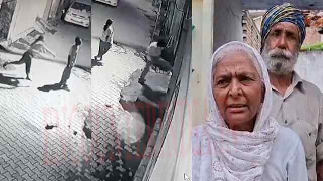 Punjab News: बेदखल बेटे और बहू ने घर पर बरसाई ईंटें, देखें CCTV