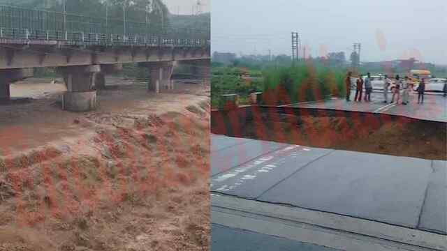 Haryana News: घग्गर नदी ने धारण किया रूद्र रूप, इस इलाके में पुल ध्वस्त, देखें वीडियो