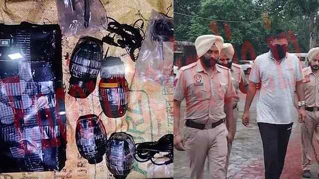 Punjab News: ISI मॉड्यूल का भंडाफोड़, 2 किलो RDX और 4 ग्रेनेड बरामद, देखें वीडियो