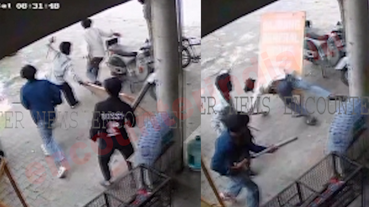 Punjab News: Zirakpur में दिनदहाड़े युवक पर हमला, देखें CCTV