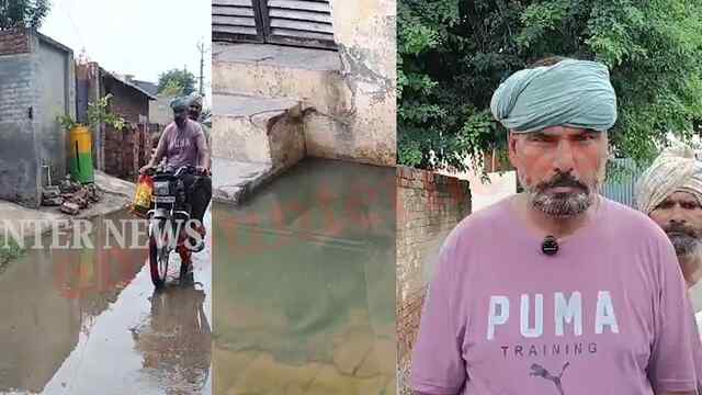 Punjab News: गंदे पानी में रहने को मजबूर लोगों ने प्रशासन से मांगी मदद, देखें वीडियो