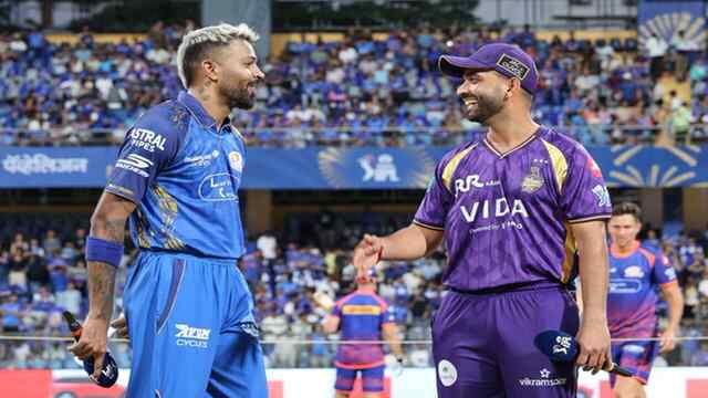 MI vs KKR: मुंबई इंडियंस ने जीता Toss, Hardik Pandya ने चुनी गेंदबाजी