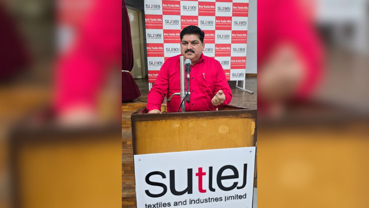 डा. रमेश शर्मा तीन दशक की सेवा के बाद बिरला टैक्सटाईल मिल्स से हुए सेवानिवृत