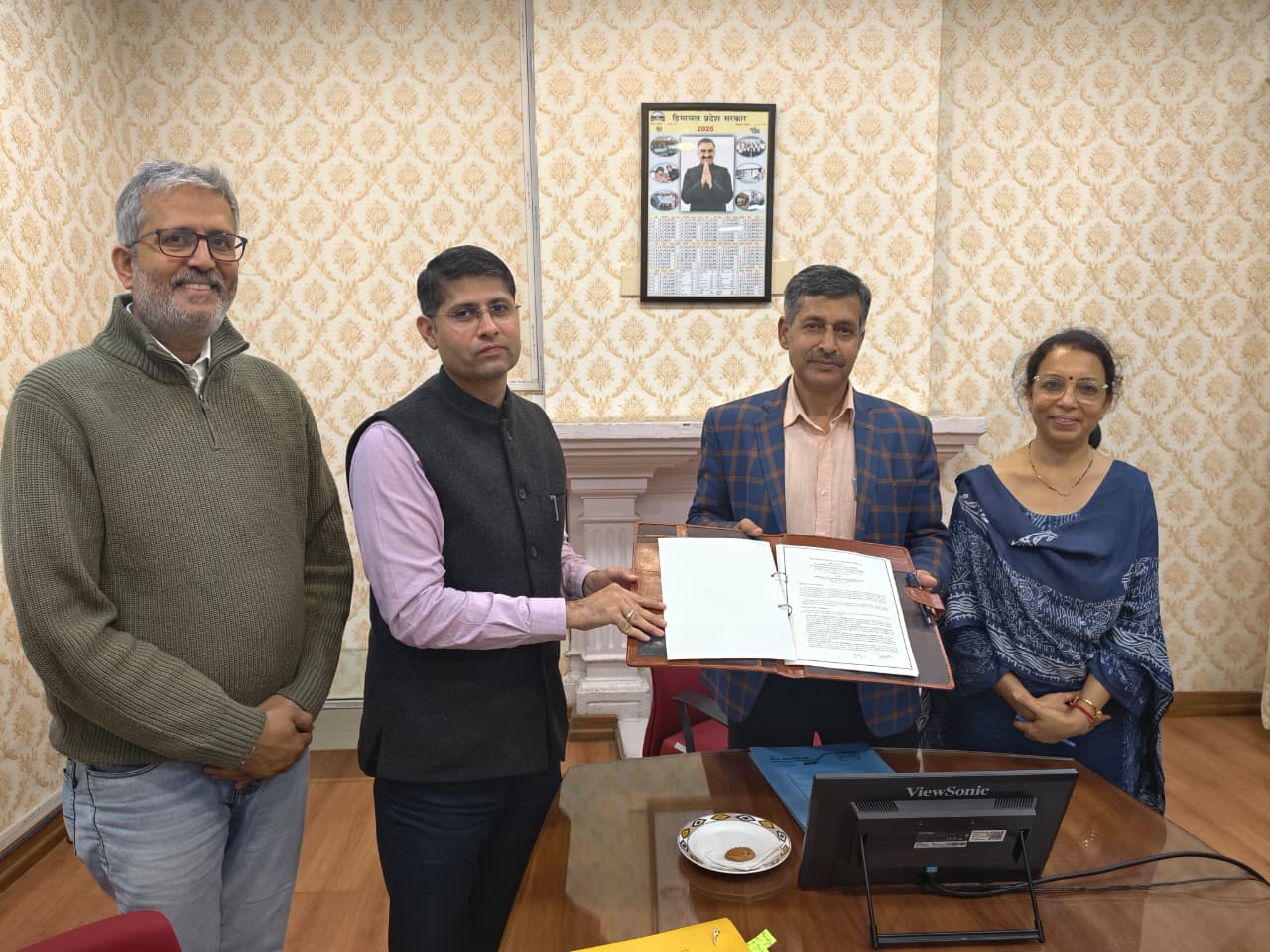 हिमाचल में जल शक्ति विभाग और ग्रामीण विकास विभाग के बीच एमओयू, फीकल स्लज उपचार को मिलेगी नई दिशा