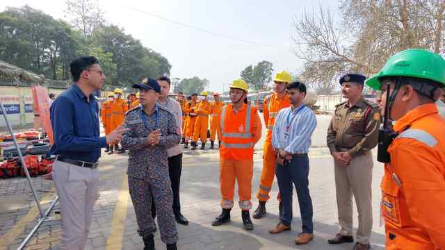 आईओसीएल एलपीजी बॉटलिंग प्लांट रायपुर सहोडां में मॉक ड्रिक आयोजित