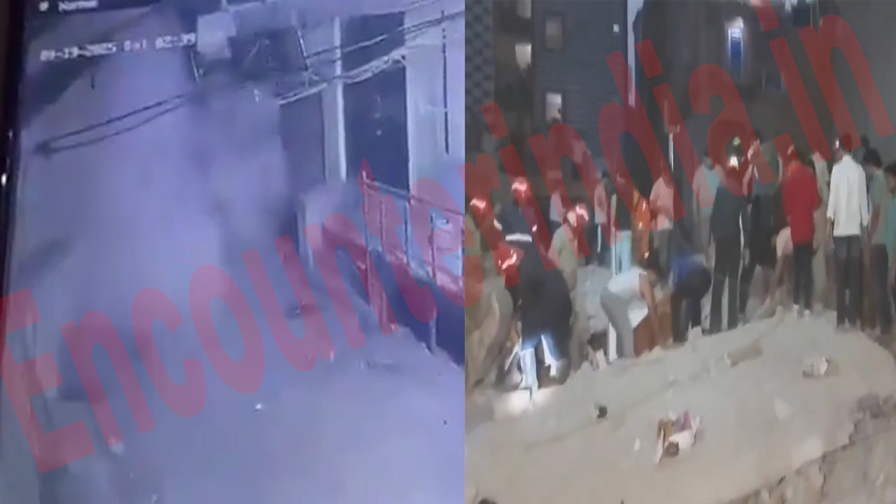 4 मंजिला Building गिरी, 4 लोगों की मौत, कई लोग मलबे में फंसे, देखें वीडियो