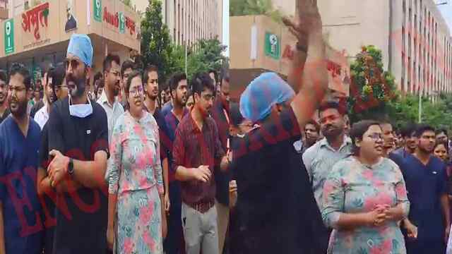 AIIMS के डॉक्टरों ने की हड़ताल, OPD-Emergency सेवाएं ठप्प, देखें वीडियो