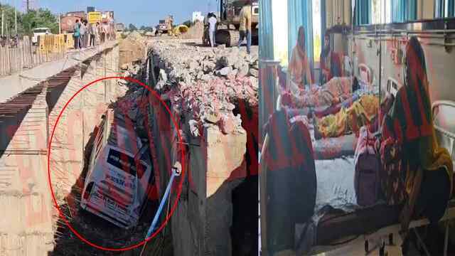 Maa Vaishno Devi जा रही श्रद्धालुओं से भरी बस पुल से गिरी, एक की मौत, देखें वीडियो