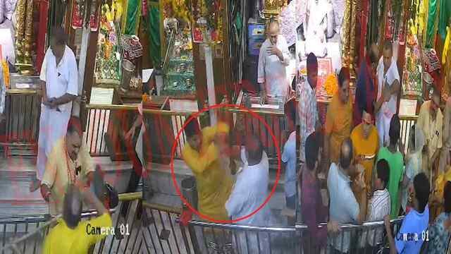 Model Town मंदिर में व्यक्ति ने पुजारी के साथ की मारपीट, लोगों में रोष, वीडियो वायरल