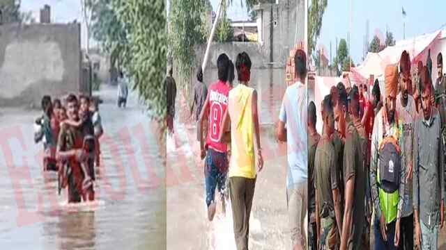 Punjab News: बाढ़ में फंसे लोगों को बचाते हुए हादसा, सेना की नाव पलटी, देखें वीडियो
