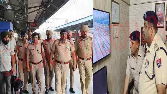 Jalandhar News: High Alert पर पुलिस, भारी फोर्स के साथ Railway Station और Bus Stand पर की चेकिंग, देखें वीडियो