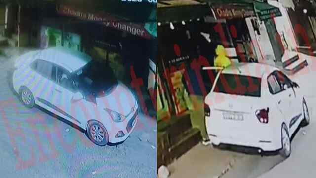 Jalandhar News: कार सवार 4 चोरों की CCTV फुटेज आई सामने, व्यापारियों में रोष