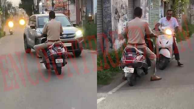 Jalandhar News: कई वाहनों को टक्कर मारने से बचा पुलिस कर्मी, नशे में धुत्त होने के लगे आरोप, वीडियो वायरल