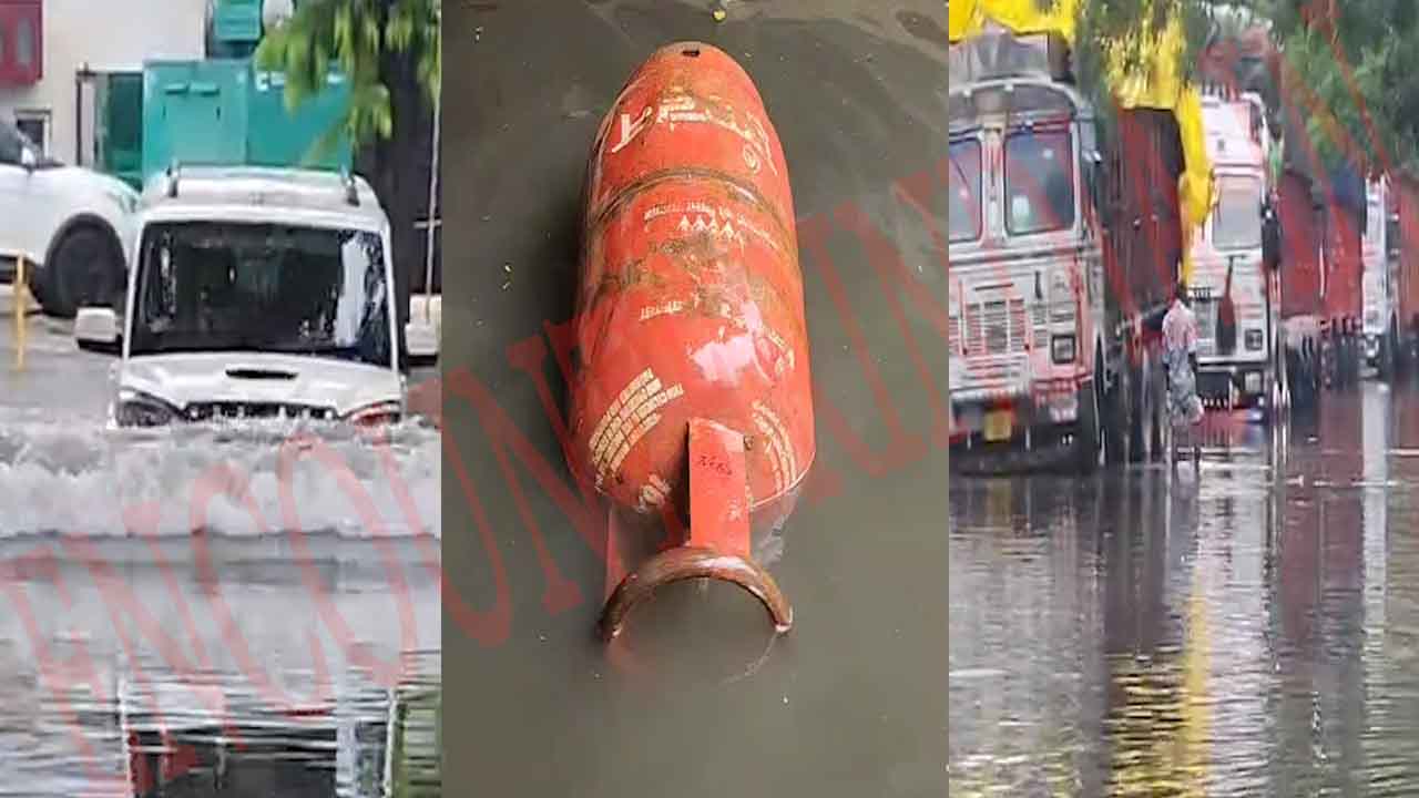 भारी बारिश से बनें बाढ़ जैसे हालात, लोगों का जीवन हुआ अस्त-व्यस्त, देखें वीडियो