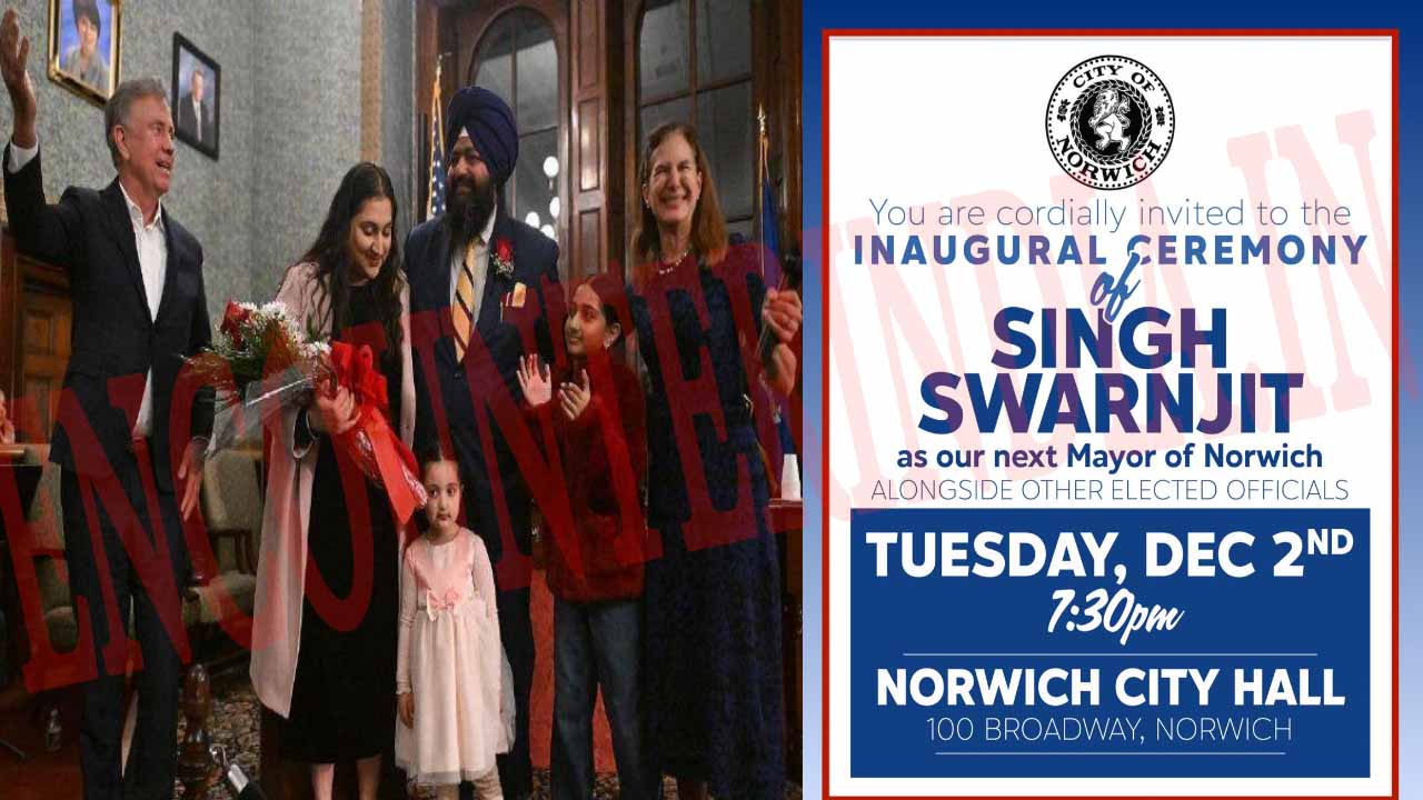 Jalandhar के स्वर्णजीत सिंह खालसा बनें नॉर्विच सिटी के पहले सिख मेयर, देखें वीडियो
