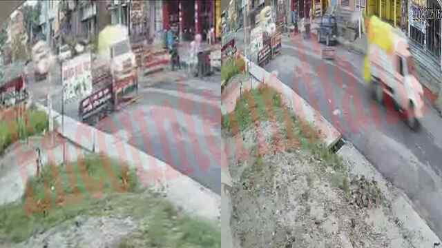 Border पर Barricading तोड़कर भागे 3 वाहन, पुलिस कर्मियों ने कूदकर बचाई जान, देखें CCTV