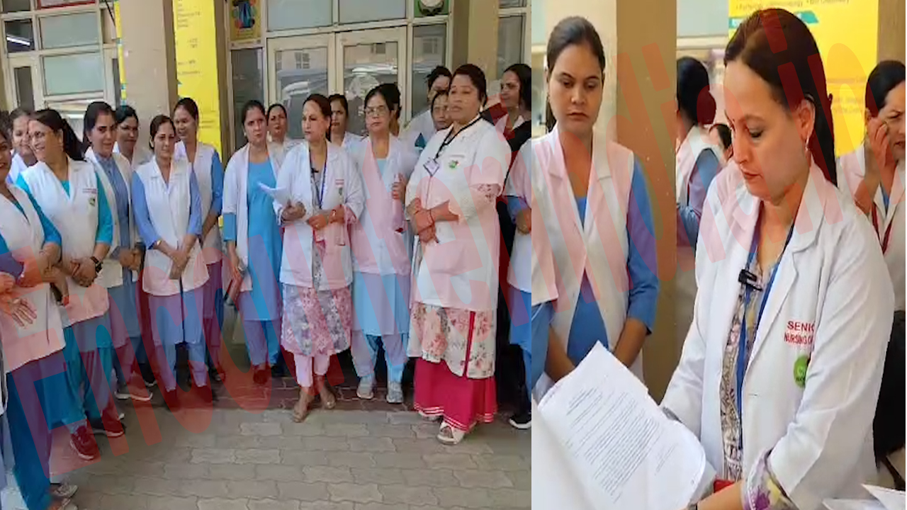 Haryana News: Nursing Staff ने CMO पर लगाए दुर्व्यवहार के आरोप, देखें वीडियो