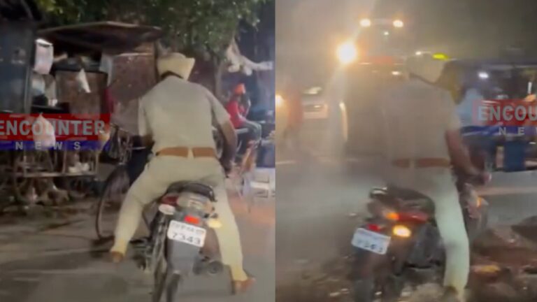 Punjab News: नशे में धुत्त पुलिस मुलाजिम का मोटरसाइकिल चलाते Video Viral