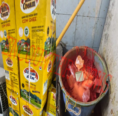 सेहत विभाग की कार्रवाईः 1500 किलो Ghee और 3358KG अचार-मुरब्बा किया सीज