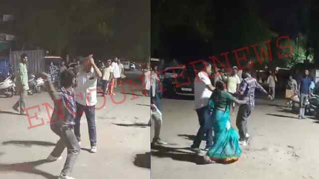 सब्जी मंडी में फड़ी लगाने को लेकर हुआ विवाद, सरेआम डंडों से पीटा, देखें वीडियो