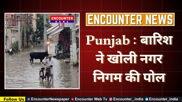 Punjab : बारिश ने खोली नगर निगम की पोल, देखें वीडियो
