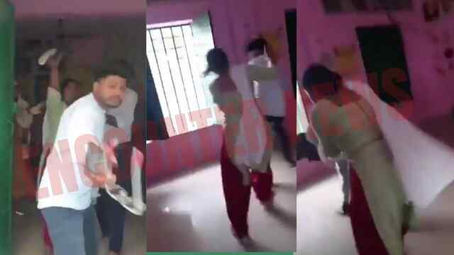 TC को लेकर स्कूल में बवाल, प्रिंसिपल ने अभिभावक को चप्पल से पीटा, FIR दर्ज, देखें वीडियो