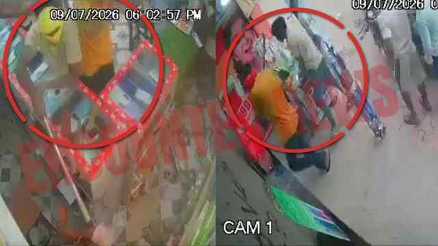 लोन पर मोबाइल लेना पड़ा महंगा, ग्राहक और दुकानदार में हुई मारपीट, देखें CCTV