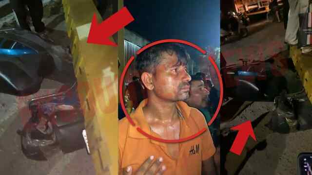 Jalandhar News: नशे में धुत ट्रक चालक ने तोड़ा अंडरब्रिज बैरियर, बाल-बाल बचा एक्टिवा चालक, देखें वीडियो