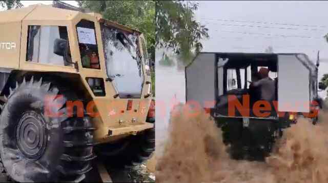 Punjab News: लोगों के रेस्क्यू के लिए सेना ने पानी में उतारा ATOR N1200, देखें वीडियो