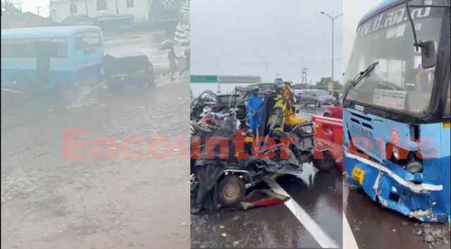 बस स्टैंड से टकराई KSRTC बस, बच्चे सहित 5 की मौत, देखें वीडियो