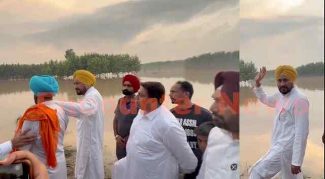 Jalandhar News: बाढ़ से डूबा इलाका, जायजा लेने पहुंचे सांसद चन्नी का आया बयान, देखें Live