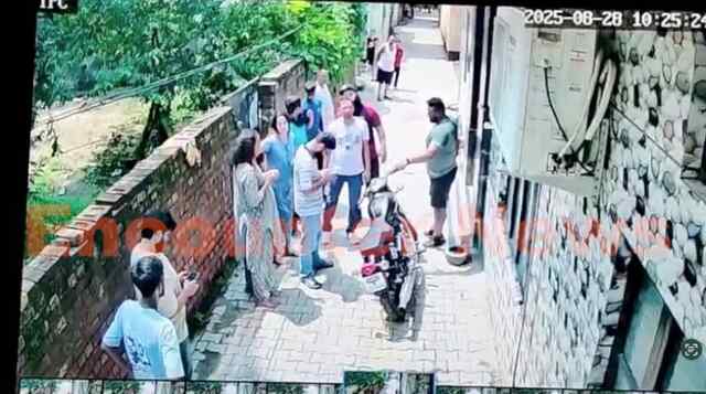 Jalandhar News: महंत के घर पर हमला, वारदात CCTV में कैद