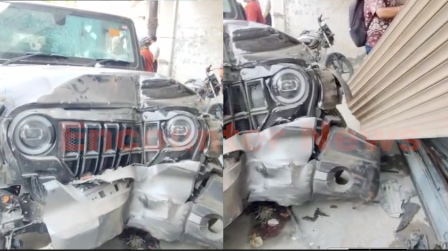 Jalandhar News: दुकान में घुसी तेज रफ्तार थार, खुले एयरबैग, चालक घायल, देखें वीडियो
