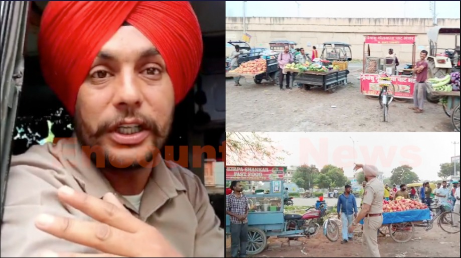 Traffic Police ने संभाला मोर्चा, इस इलाके से हटवाए रेहड़ी वालों के कब्जे, देखें वीडियो