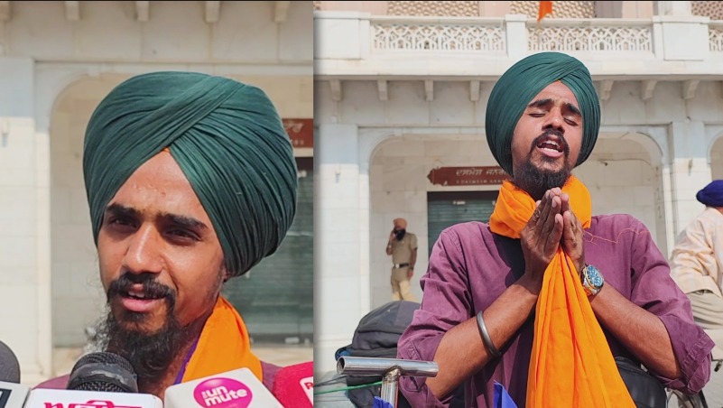 Punjab News: सिख युवक ने साइकिल से की 5 तख्तों की यात्रा, अकाल तख्त साहिब पहुंचने पर हुआ स्वागत, देखें वीडियो