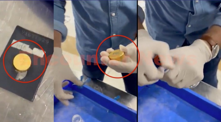 पानी की बोतल में छिपाकर ला रहा था Gold, Delhi Airport पर यात्री Arrest, देखें वीडियो