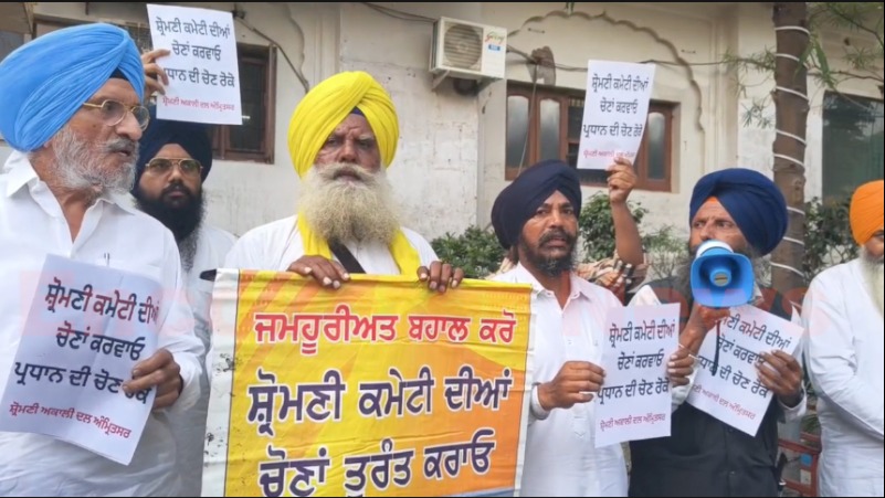 Punjab News: SGPC चुनाव से पहले इमान सिंह मान ने किया प्रदर्शन, देखें वीडियो