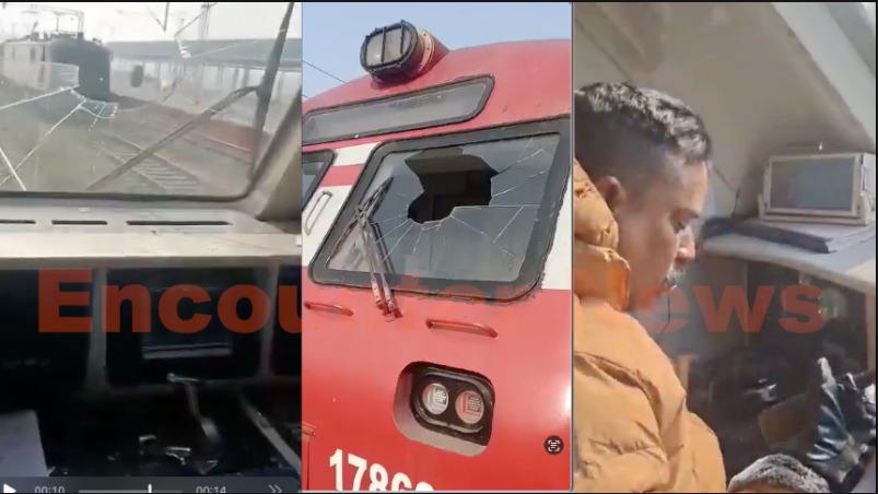 Train से बाज की टक्कर से टूटा शीशा, Loco Pilot घायल, देखें वीडियो